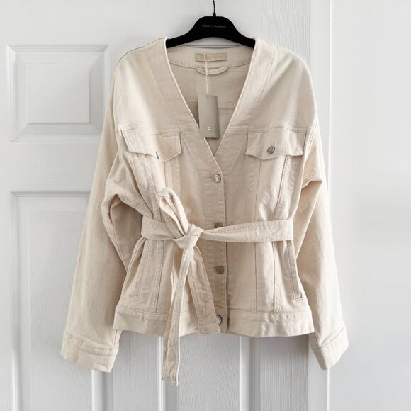 NWT Vanessa Bruno "Cooper" Jacket in Ivory, size Small - Picture 6 of 12